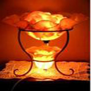 Crystal salt lamps